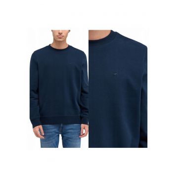 Hanorac Barbati -  Clio - Regular Fit - Decolteu Rotund - Fara Buzunare - Maneci Lungi - Bumbac - Fara Inchidere - M INTL - Albastru