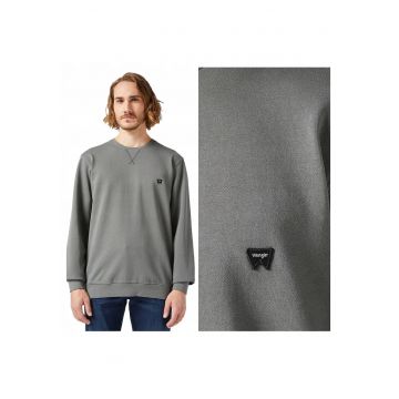 Hanorac Barbati -  Gun Metal - Regular Fit - Decolteu Rotund - Fara Buzunare - Maneci Lungi - Bumbac - Fara Inchidere - M INTL - Maro