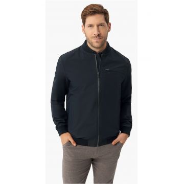 Jacheta bomber barbati cu buzunar pe piept -  J-Bazil - bleumarin - Albastru marin/Bleumarin