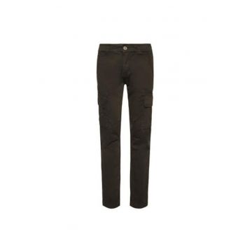 Pantaloni barbati -  207377400 - Bumbac - Negru - Negru
