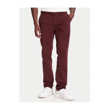 Pantaloni barbati  bordo - chino -