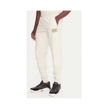 Pantaloni barbati -  Emporio Armani - bej - poliester - elastan -