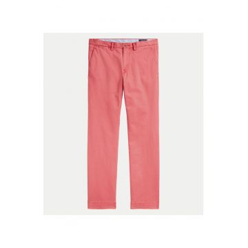 Pantaloni chino barbati  roz - bumbac -