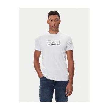 Tricou barbati  alb - din bumbac