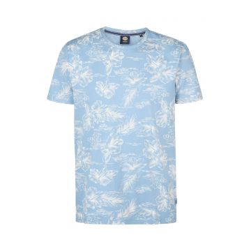 Tricou Barbati -  Albastru - 100% bumbac - 65874 - Albastru