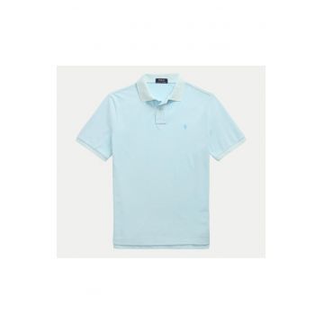 Tricou barbati  albastru deschis - 100% bumbac -