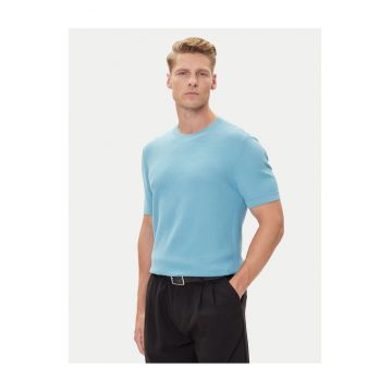 Tricou barbati  albastru deschis - din bumbac 100%