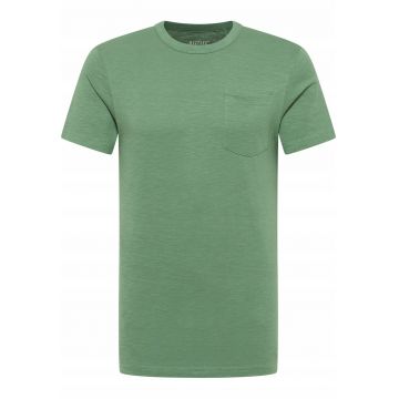 Tricou Barbati -  Amado - Regular Fit - Maneca Scurta - Decolteu Rotund - Cu Logo - Bumbac - Design Clasic - M INTL - Verde