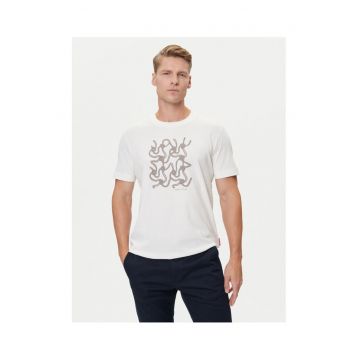 Tricou barbati  bej - bumbac