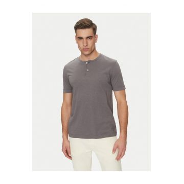 Tricou barbati  gri - bumbac