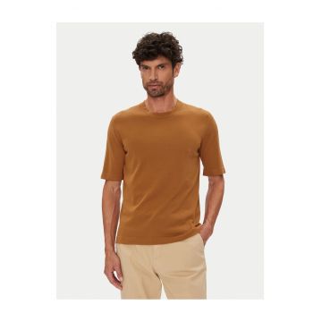 Tricou barbati  maro - bumbac