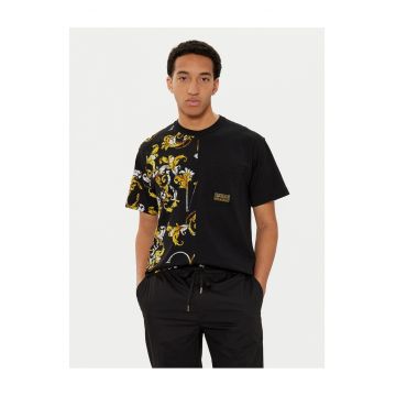 Tricou barbati  negru - bumbac -