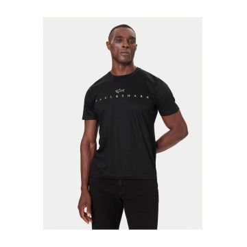 Tricou barbati  negru - bumbac