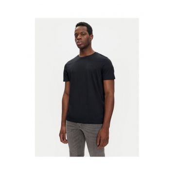 Tricou barbati  negru - bumbac