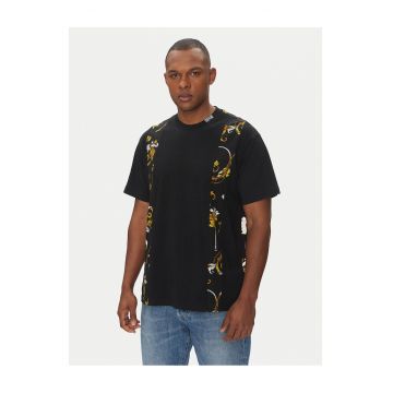 Tricou barbati Versace Jeans negru - bumbac