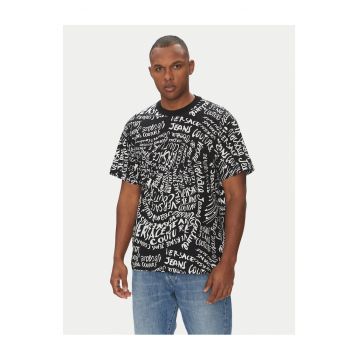 Tricou barbati Versace - negru - bumbac