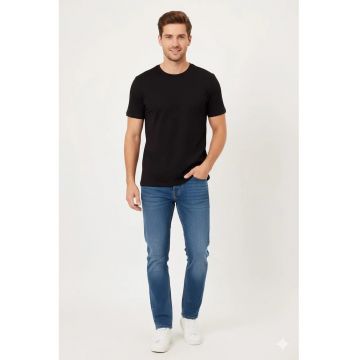 Tricou pentru barbati - uniton - cu decolteu rotund - din bumbac