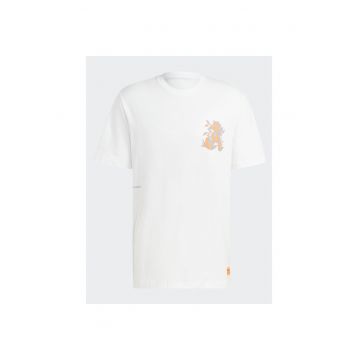 Tricou sport barbati  alb - bumbac -