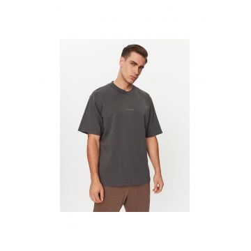 Tricou sport barbati  gri inchis - bumbac -