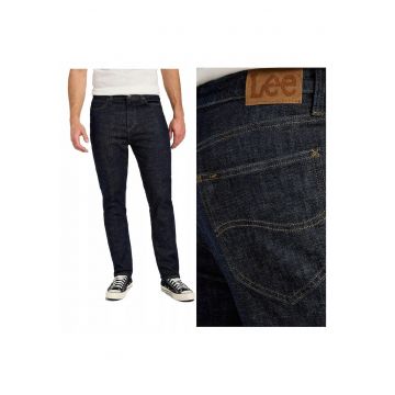 Blugi Barbati -  Austin - Straight Fit - Talie Medie - 5 Buzunare - Fermoar - Lungi - Bumbac - W31-L32 US - Albastru