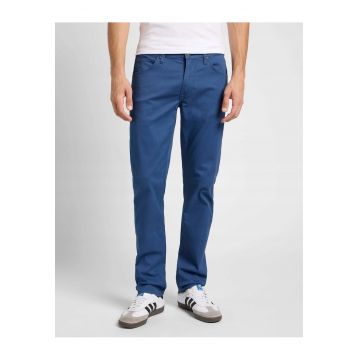 Blugi Barbati -  Daren Zip Fly - Straight Fit - Talie Joasa - 5 Buzunare - Fermoar - Lungi - Bumbac - W34-L32 US - Albastru