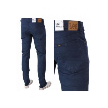 Blugi Barbati -  Daren Zip Fly - Straight Fit - Talie Medie - 5 Buzunare - Fermoar - Lungi - Bumbac - W34-L34 US - Albastru
