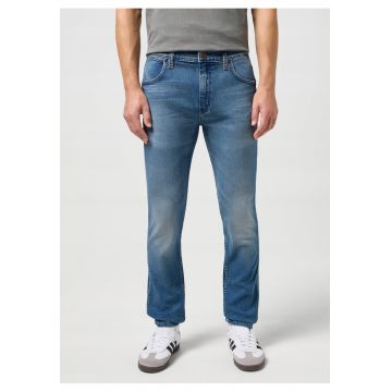 Blugi Barbati -  Greensboro - Straight Fit - Talie Medie - 5 Buzunare - Fermoar - Lungi - Bumbac - W31-L34 US - Albastru