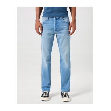 Blugi Barbati -  Greensboro - Straight Fit - Talie Medie - 5 Buzunare - Fermoar - Lungi - Bumbac - W38-L32 US - Albastru