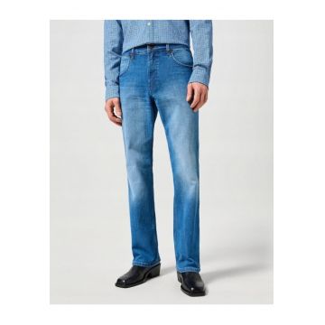 Blugi Barbati -  Horizon - Bootcut - Talie Inalta - 5 Buzunare - Fermoar - Lungi - Bumbac - W34-L34 US - Albastru