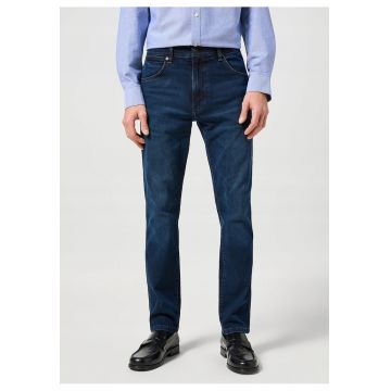 Blugi Barbati -  Larston - Slim Fit - Talie Joasa - 5 Buzunare - Fermoar - Lungi - Bumbac - W29-L30 US - Albastru