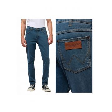Blugi Barbati -  Larston - Slim Fit - Talie Medie - 5 Buzunare - Fermoar - Lungi - Bumbac - W31-L34 US - Albastru