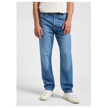 Blugi Barbati -  Oscar - Slim Fit - Talie Inalta - 5 Buzunare - Fermoar - Lungi - Bumbac - W36-L30 US - Albastru