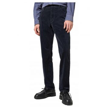 Blugi Barbati -  River - Straight Fit - Talie Medie - 5 Buzunare - Fermoar - Lungi - Bumbac - Albastru - Albastru