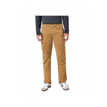 Blugi Barbati -  Texas - Straight Fit - Talie Medie - 5 Buzunare - Fermoar - Lungi - Bumbac - Maro - Maro nisip