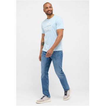 Blugi Barbati -  Washington Straight - Straight Fit - Tdwqfalie Medie - 5 Buzunare - Fermoar - Lungi - Bumbac - Albastru - Albastru