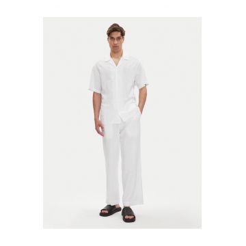 Camasa barbati  alb - bumbac