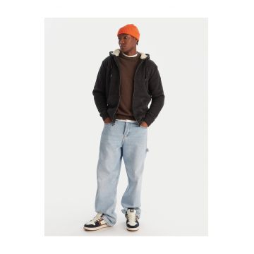 Geaca de tranzitie barbati  negru - fabricat din material rezistent -