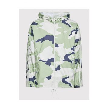 Geaca de tranzitie barbati  verde - material usor -