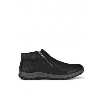 Ghete barbati -  botine 03660-00 - piele naturala - negru