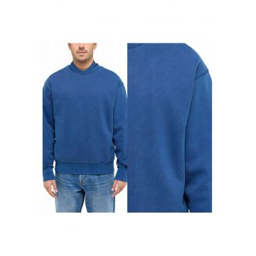 Hanorac Barbati -  Auburn - Regular Fit - Decolteu Rotund - Fara Buzunare - Maneci Lungi - Bumbac - Fara Inchidere - M INTL - Albastru