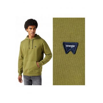 Hanorac Barbati -  Capulet Olive - Regular Fit - Cu Gluga - 1 Buzunar - Maneci Lungi - Bumbac - Fara Inchidere - S INTL - Verde