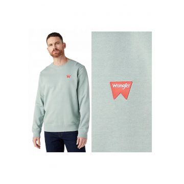 Hanorac Barbati -  Sign - Regular Fit - Decolteu Rotund - Fara Buzunare - Maneci Lungi - Bumbac - Fara Inchidere - 2XL INTL - Verde