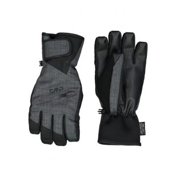 Manusi schi barbati  6525100-Negru/Gri-