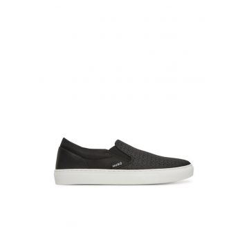 Mocasini barbati  Black 001 - tesatura - negrudwqf - Negru