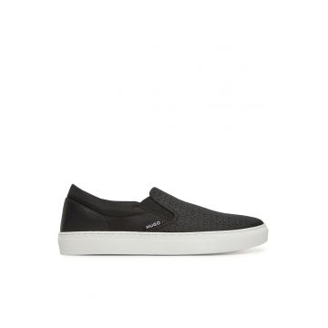 Mocasini barbati  Black 001 - tesatura - negrudwqf - Negru