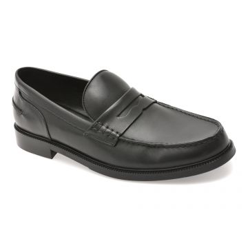 Mocasini eleganti ALDO negri, KIERAN 008, din piele naturala