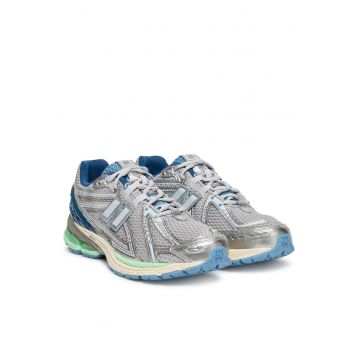 Pantofi sport barbati  Gri - piele ecologica - pentru alergare -