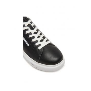 Pantofi sport barbati - KL54519A -  Piele naturala - Negru - Negru
