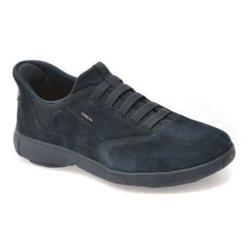 Pantofi sport GEOX bleumarin, U56MXB, din piele intoarsa