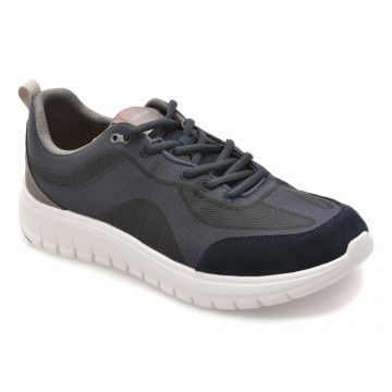 Pantofi sport GEOX bleumarin, U65N4A, din material textil